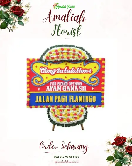 Sewa Papan Bunga Jerangkang